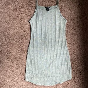Body cotton light green mini dress